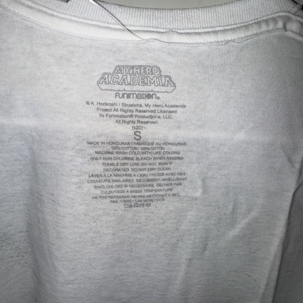 My Hero Academia Deku All Over Green Highlight Punch White Anime T Shirt Mens S - Picture 6 of 10